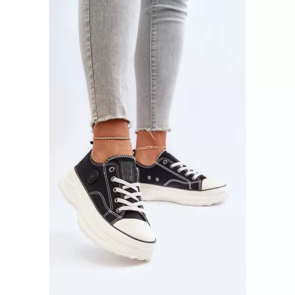  Damen-Sneaker BIG STAR NN274125 SCHWARZ Big Star Shoes 