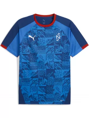 Funktions-T-Shirt für Herren PUMA NEYMAR JR PLAYMAKER JERSEY 660314-10 BLAZING BLUE/ LEUCHTENDES BLAU/PUMA-WEIß/ULTRA