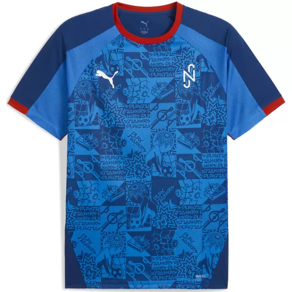 Funktions-T-Shirt für Herren PUMA NEYMAR JR PLAYMAKER JERSEY 660314-10 BLAZING BLUE/ LEUCHTENDES BLAU/PUMA-WEIß/ULTRA 