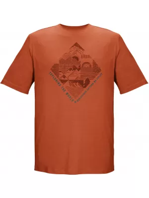 Herren-T-Shirt KILLTEC KOS 24 43790-621 ZIEGEL