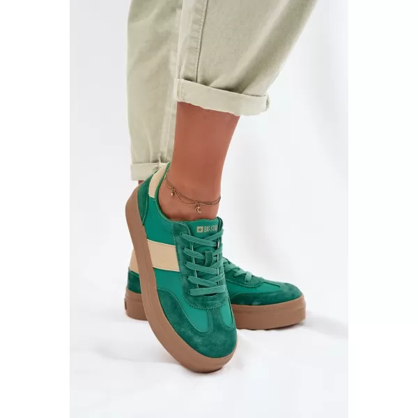  Damen-Sneaker BIG STAR TT274163 GRÜN Big Star Shoes 