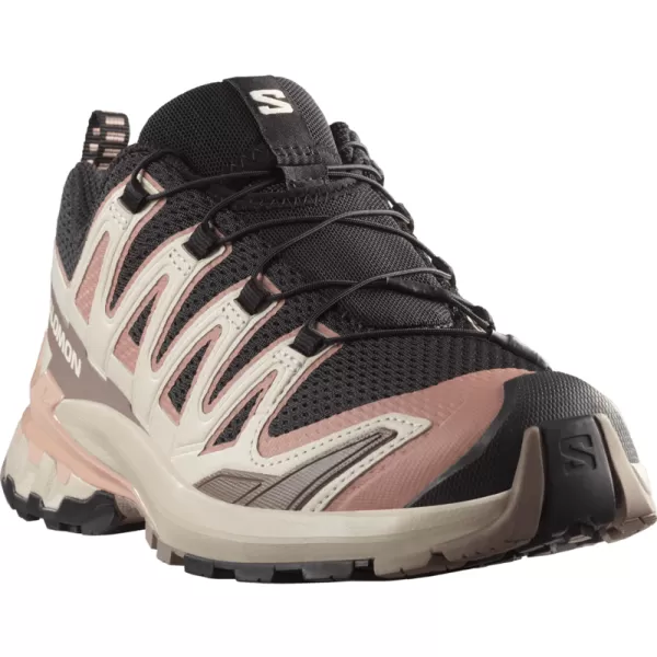  Damenschuhe SALOMON XA PRO 3D V9 W L47882800 SCHWARZ/WURZELHOLZ/MAHAGONI-ROSÉ 