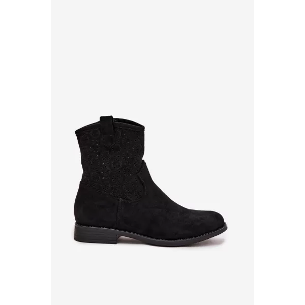  Damenschuhe S.BARSKI HY52-530 SCHWARZ 