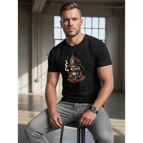  Herren-T-Shirt DSTREET NX054R SCHWARZ 