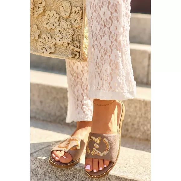  Damen-Flip-Flops S.BARSKI KV27-052 TAUPE 