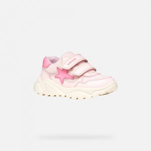  Mädchen-Sneaker GEOX CIUFCIUF B655QA0BC14C0808 HELLROSA 