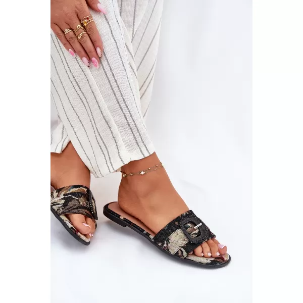  Damenhausschuhe BOTO CLARIOLA 37411 SCHWARZ 