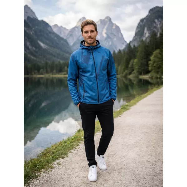  Premium-Softshelljacke für Herren ALTISPORT VOJ/ALM079JACK01 BLAU 