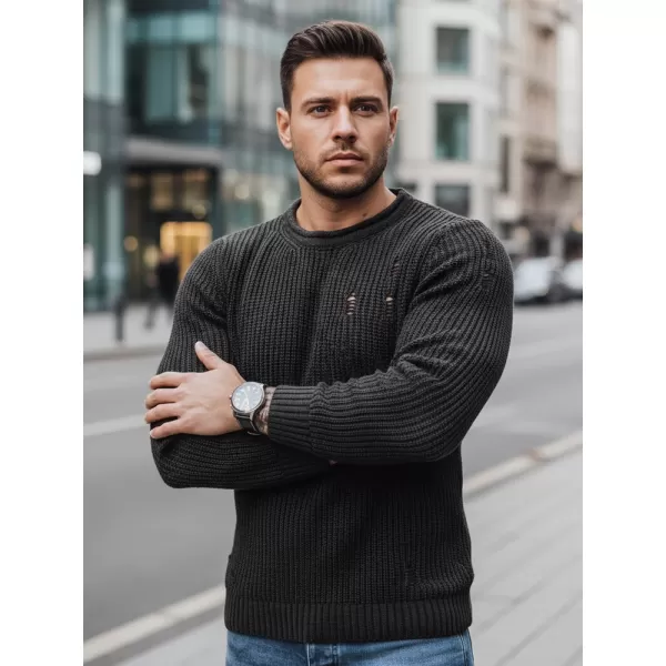  Herrenpullover DSTREET WX1990 GRAU 