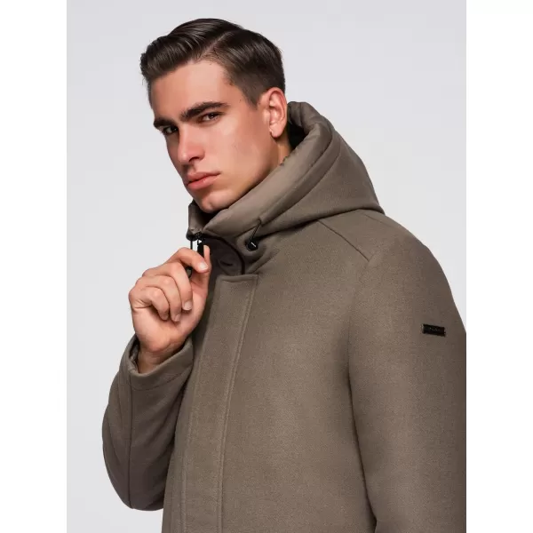  Herrenmantel OMBRE OM-COWC-0132 KHAKI 