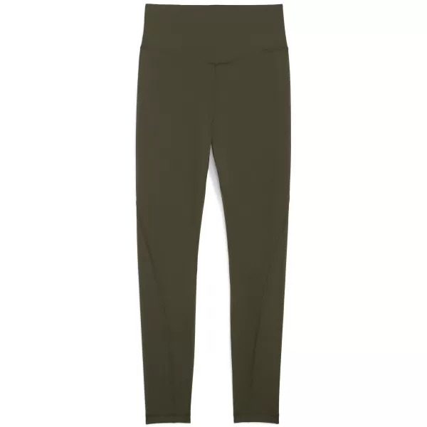  Leggings für Damen PUMA W CLOUDSPUN TIGHT - HW FL 527452-70 DUNKLES OLIV 