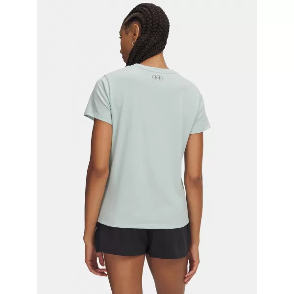  Damen-T-Shirt UNDER ARMOUR W VARSITY SS 6010592-477 BLAU 