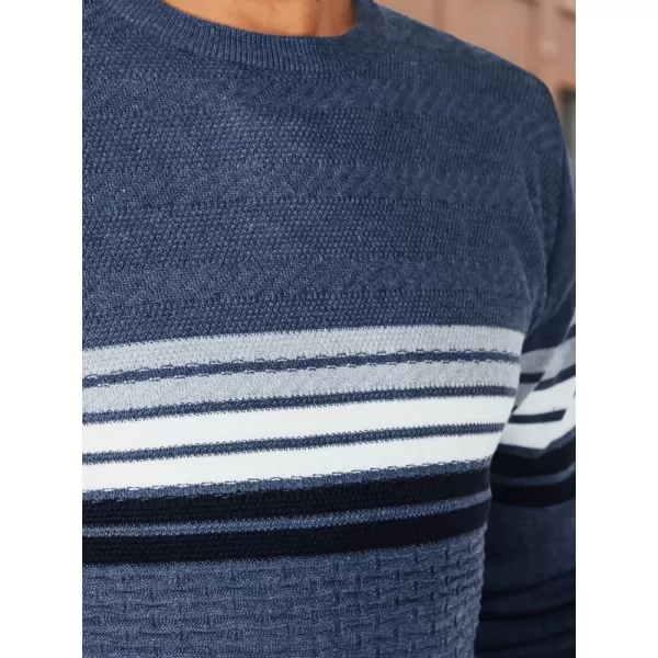  Herrenpullover DSTREET WX2325 BLAU 