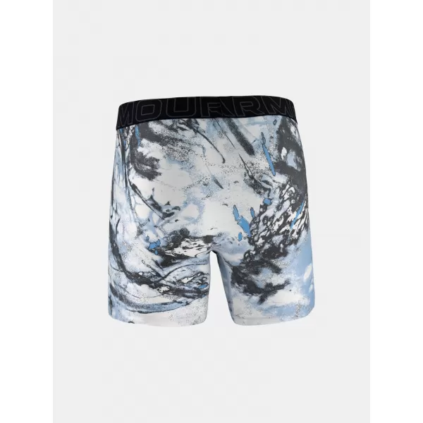  Herren-Boxershorts UNDER ARMOUR UA PERFORMANCE TECH - PRINT 6IN - 1PK 1383875-101 SCHWARZ 