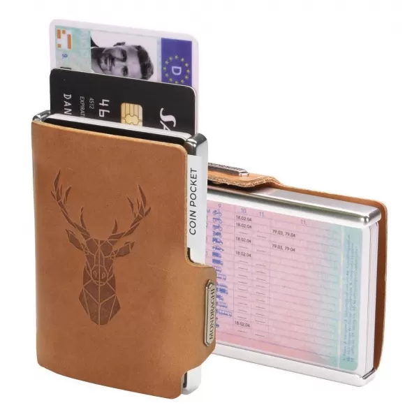  Geldbörse MONDRAGHI Silhouette Modern Deer KARAMELL 