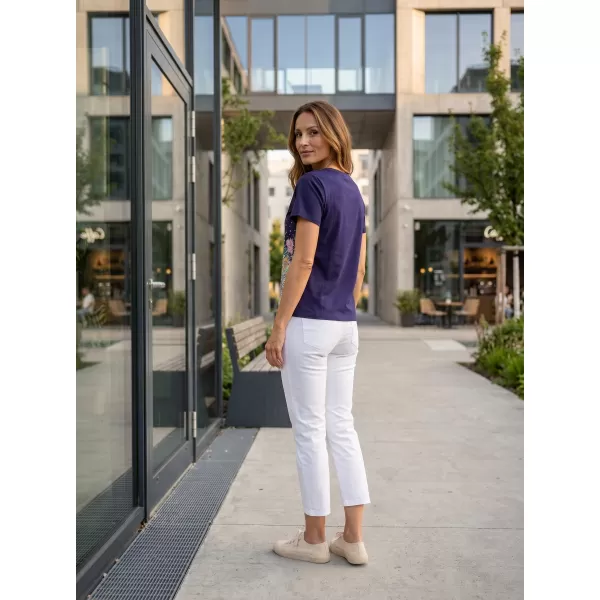  Damen-T-Shirt ALTISPORT HELINA DUNKELBLAU 