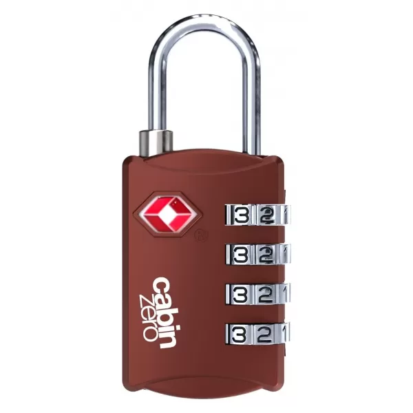  Sperren CABINZERO TSA Travel Lock ROTE SANGRIA 