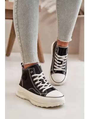 Damen-Sneaker BIG STAR OO274068 SCHWARZ Big Star Shoes