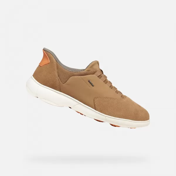  Herren-Sneaker GEOX NEBULA 2.0 PLUS FAST IN G014417 BRAUN 