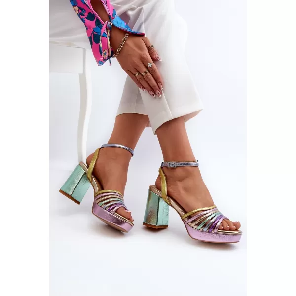  Damensandalen D&A CR920 LILA 