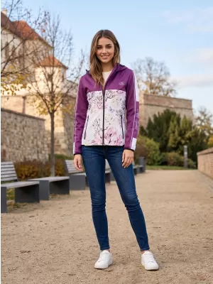 Premium-Softshelljacke für Damen ALTISPORT VOJ/ALW008JACK01 BURGUND