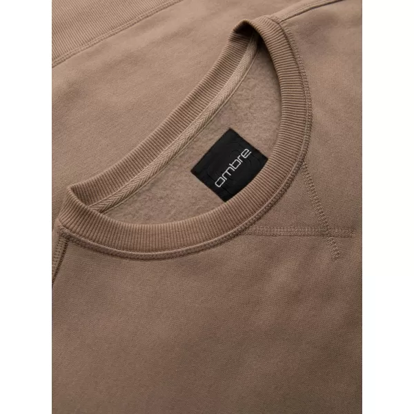  Herren-Sweatshirt OMBRE OM-SSNZ-0243 HELLBRAUN 