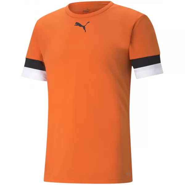  Funktions-T-Shirt für Herren PUMA TEAMRISE JERSEY 704932-08 GOLDENER MOHN/SCHWARZ/WEIß 