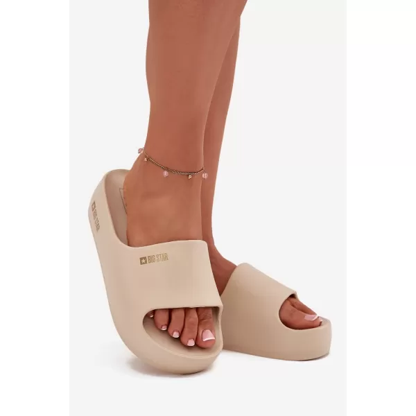  Damenhausschuhe BIG STAR SS274722 BEIGE Big Star Shoes 