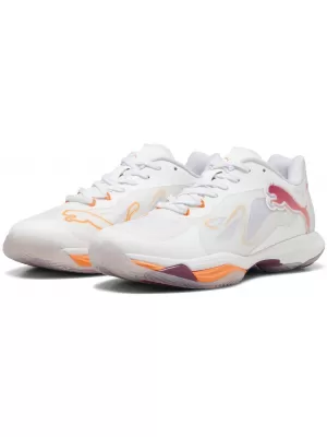 Damenschuhe PUMA VANTAGE NITRO W+ 108563-01 WEIß/BEERE/HITZEFEUER/FLIEDER