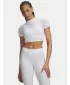 Damen-T-Shirt UNDER ARMOUR HEATGEAR ELITE CROP MCK SS 6014710-100 WEIß