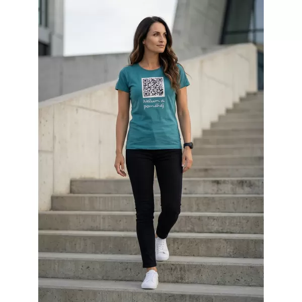  Damen-T-Shirt SAM 73 PROKREPU 008 TÜRKIS 