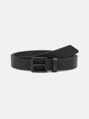 Herrengürtel UNDER ARMOUR M DRIVE PU BELT 1389942-001 SCHWARZ