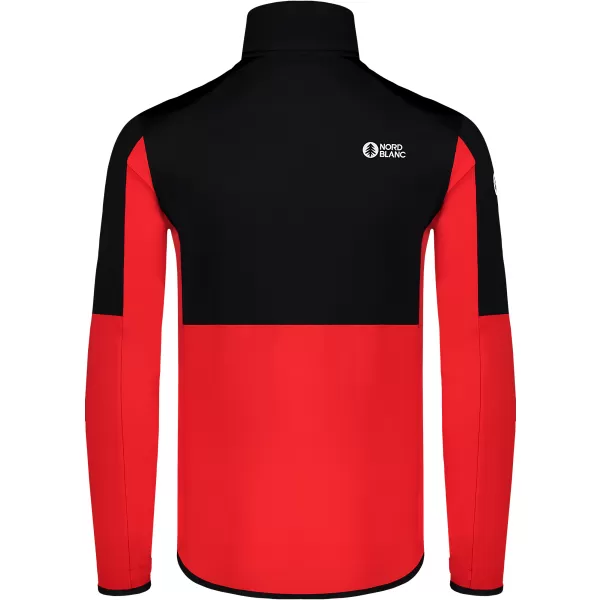 Powerfleece-Sweatshirt für Herren NORDBLANC GROAN NBWFM8282 ROT 