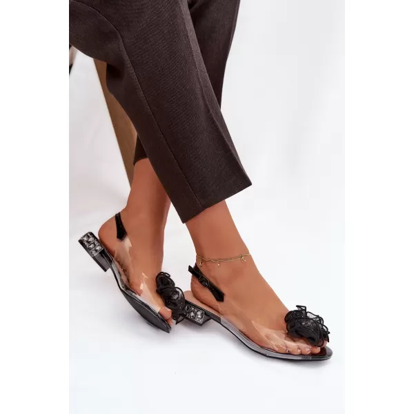  Damensandalen D&A MR52-230 SCHWARZ 