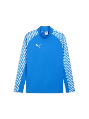 Herren-Sweatshirt PUMA TEAMLIGA26 TRG 1/4 ZIP TOP 659724_02 ELECTRO ROYAL/ ELECTRO ROYAL/PUMA WEIß