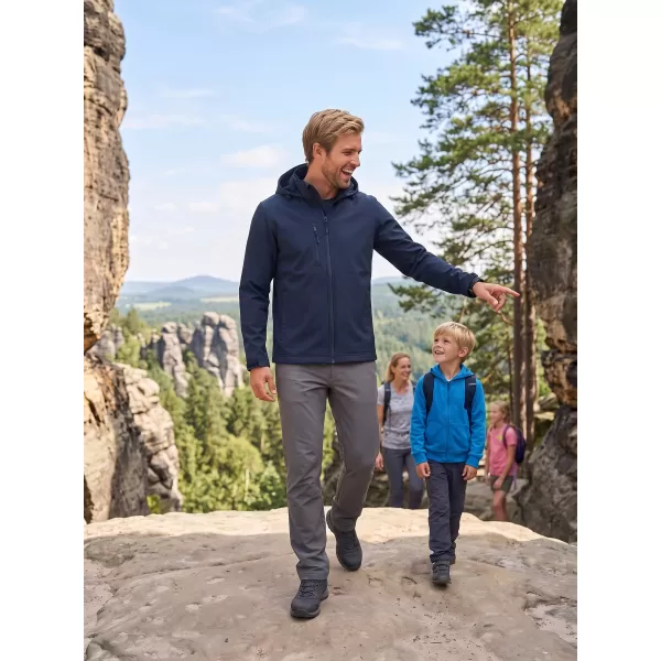  Herren-Softshelljacke ALTISPORT NoPrint NP/ALM845 MARINEBLAU 