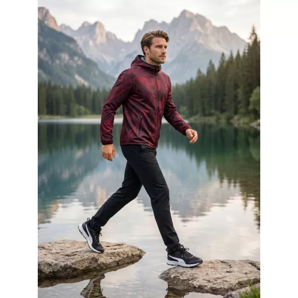  Premium-Softshelljacke für Herren ALTISPORT VOJ/ALM072JACK01 WEIN/ROT 