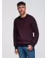 Herrenpullover OMBRE OM-SWSW-0122 KASTANIENBRAUN