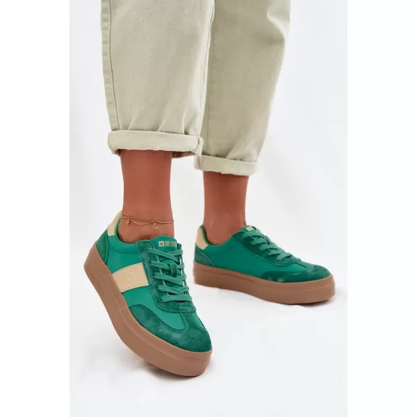  Damen-Sneaker BIG STAR TT274163 GRÜN Big Star Shoes 