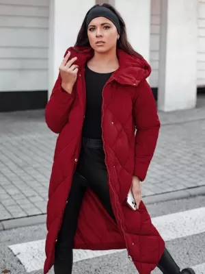 Damenmantel DSTREET TY5479 BURGUND