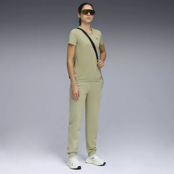  Damen-T-Shirt PUMA W TAD ESSENTIAL CREW TEE 527177-82 LUX-ARMEE 