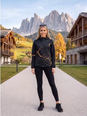 Premium-Softshelljacke für Damen ALTISPORT VOJ/ALW129JACK01 SCHWARZ