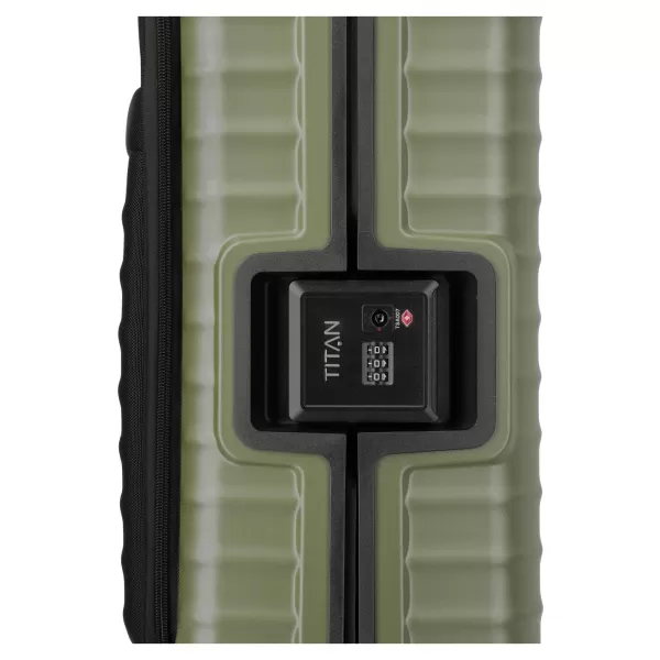  Koffer TITAN Overseas S Front pocket Forest green WALDGRÜN 