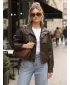 Damenjacke DSTREET TY5650 BRAUN