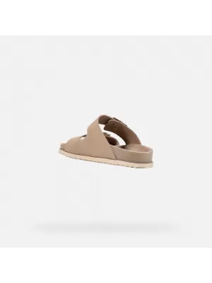 Damenhausschuhe GEOX SANDYBETT G011576 BEIGE