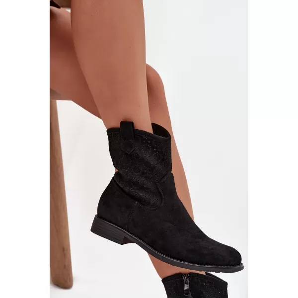  Damenschuhe S.BARSKI HY52-530 SCHWARZ 