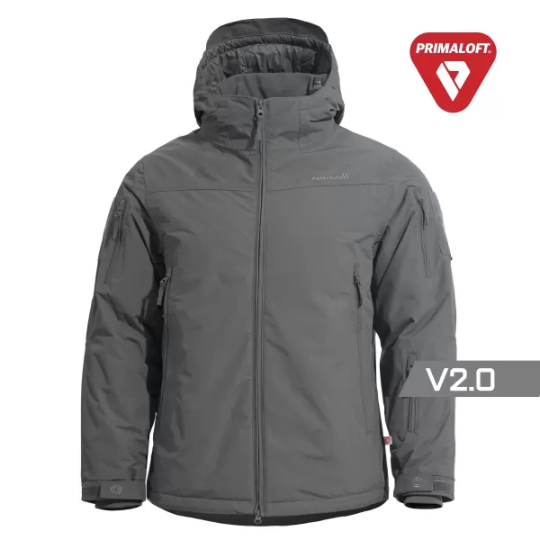  Mantel PENTAGON LCP V2.0 PRIMALOFT® PARKA K01007-2.0 ASCHENGRAU 