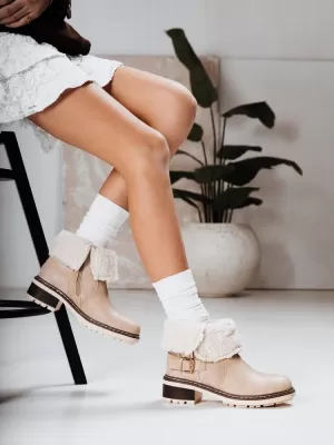 Damenschuhe DSTREET ZY1249 BEIGE