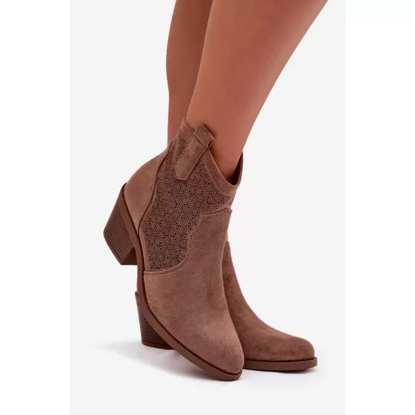  Damenschuhe S.BARSKI HY61-8013 KAFFEE 