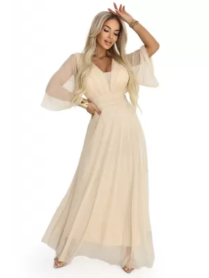 Kleid NUMOCO 654-2 CHAMPAGNERBEIGE
